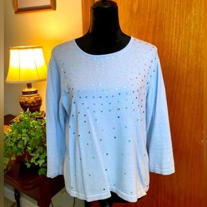 Cathy Daniels Sequin Top